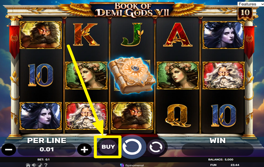 Book of Demi Gods VII KAUFEN SIE GRATIS-SPINS.