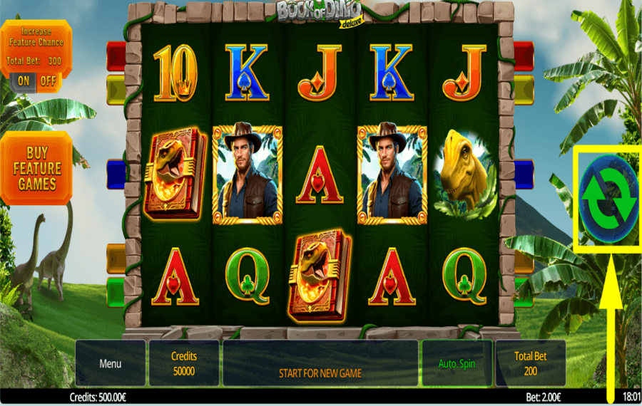 Book of Dino Deluxe COMMENCEZ À PARIER.