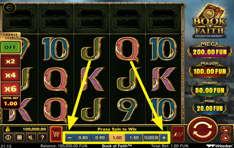 Book of Faith DECIDI LA TUA SCOMMESSA.