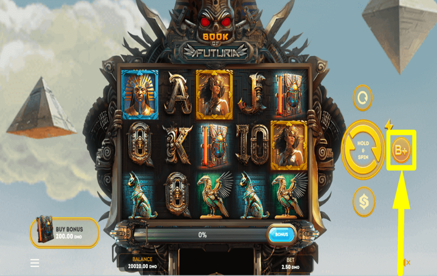 Book of Futuria ERLAUBEN SIE DIE BONUSWETTE.