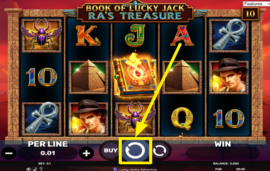 Book of Lucky Jack Ras Treasure GIRA PER IL SUCCESSO!