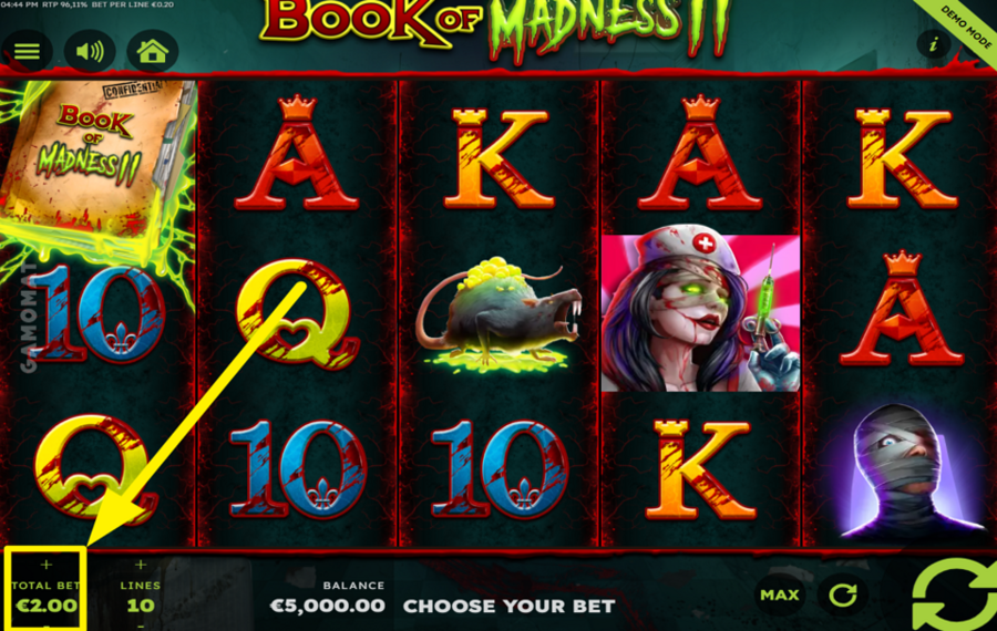 Book of Madness 2 SPÉCIFIEZ VOTRE PARI.