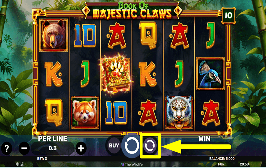 Book of Majestic Claws AUTOMATISCHE WIEDERGABE STARTEN.