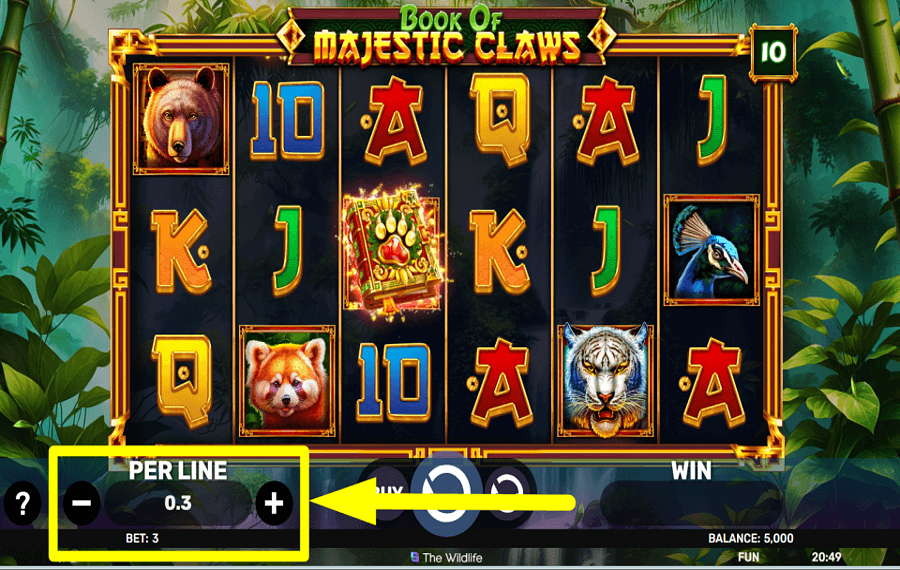 Book of Majestic Claws SETZEN SIE IHREN EINSATZ.