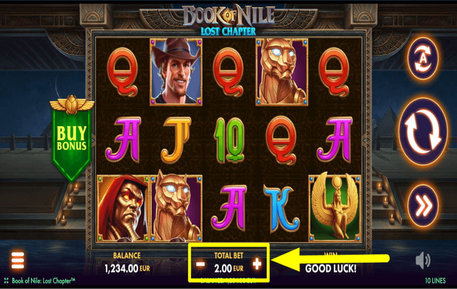 Book of Nile Lost Chapter PIAZZA LA TUA SCOMMESSA TOTALE.