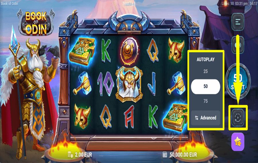 Book of Odin ВРАЩЕНИЕ АВТОМАТИЧЕСКОЕ.