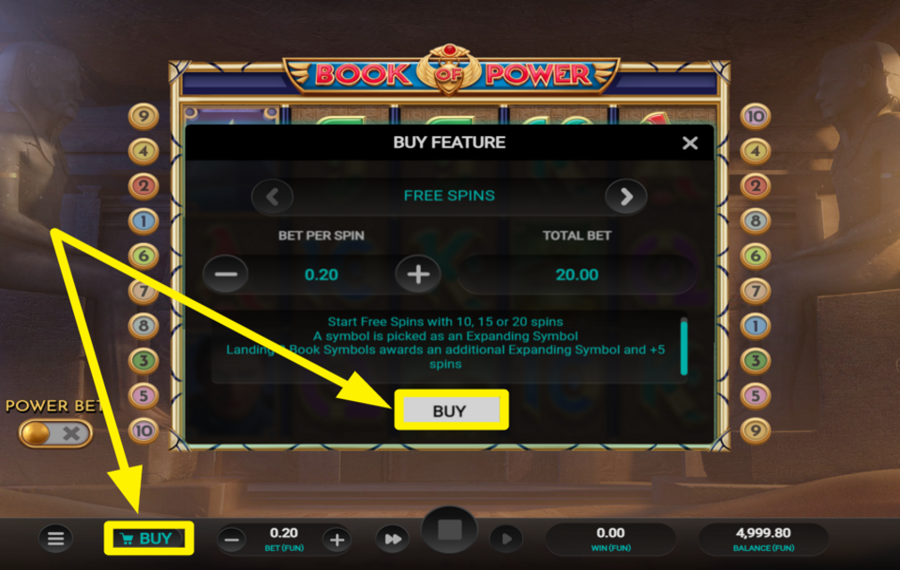 Book of Power OTTIENI GIRI GRATUITI.