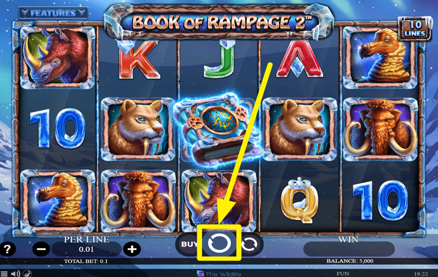 Book of Rampage 2 DREH DREHEN UND GEWINNEN!