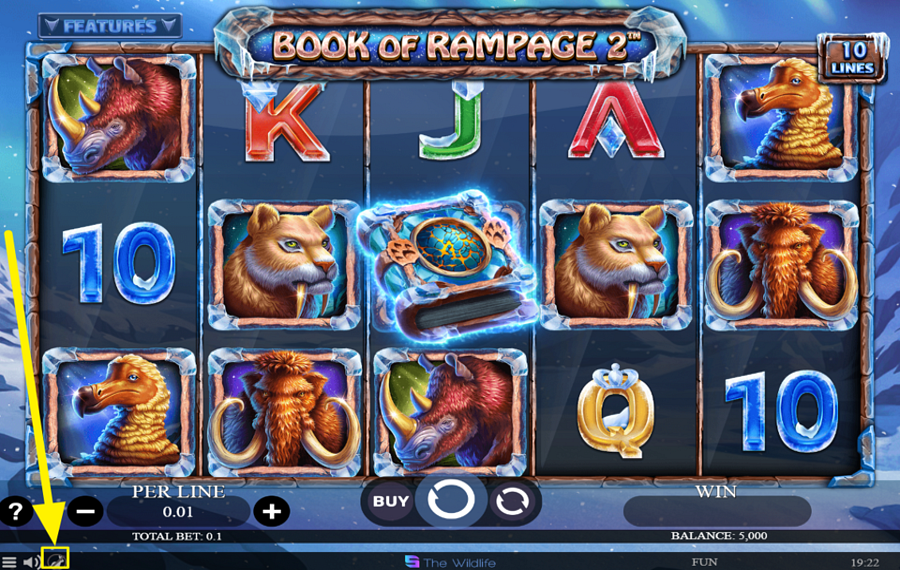 Book of Rampage 2 TURBOMODUS AKTIVIEREN.