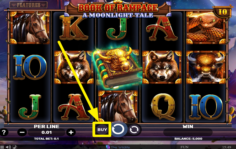 Book of Rampage a Moonlight Tale KAUFEN SIE GRATIS-SPINS.