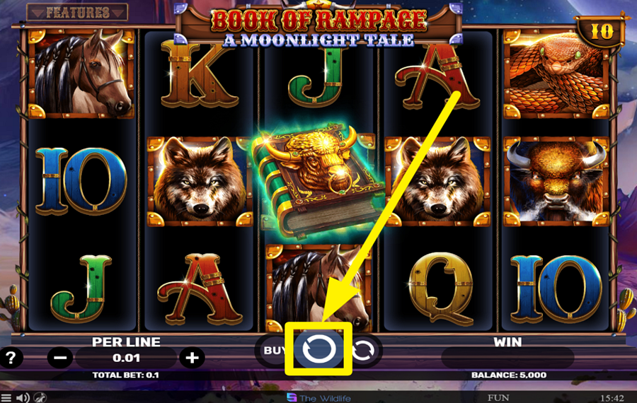 Book of Rampage a Moonlight Tale DREHT DIE ROLLEN.