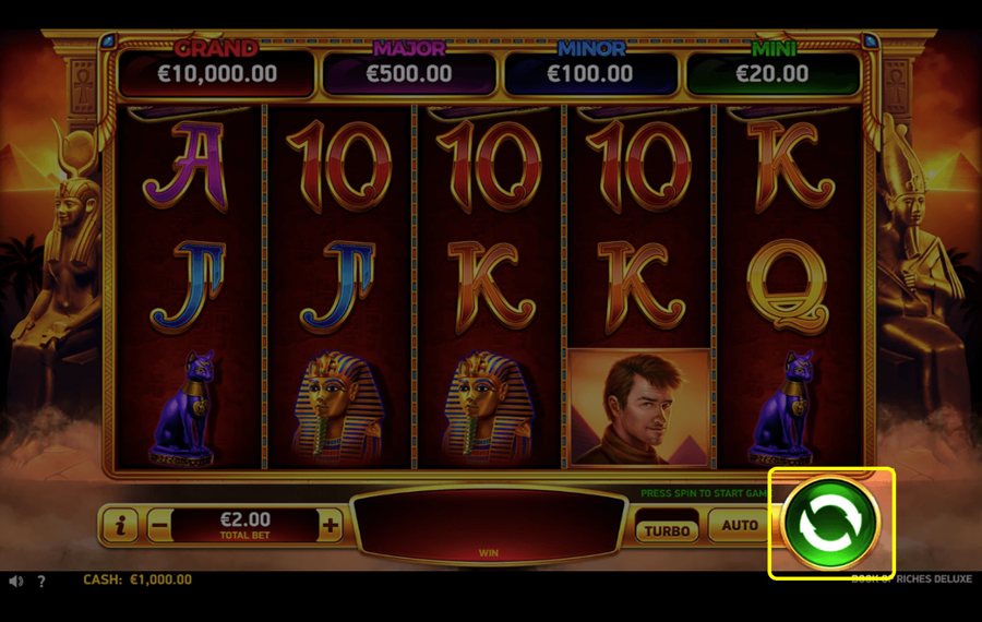 Book of Riches Deluxe Spin and win!