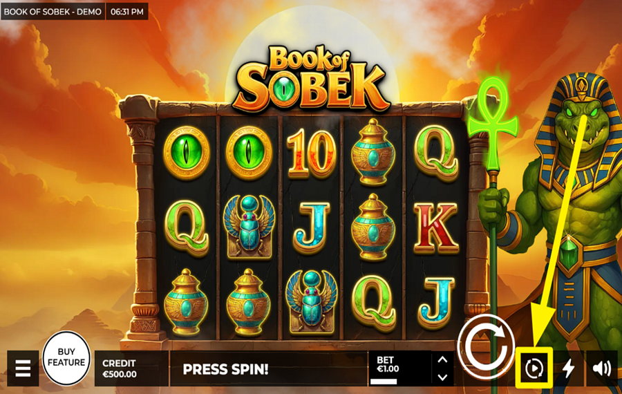 Book of Sobek ИСПОЛЬЗУЙТЕ ФУНКЦИЮ АВТОИГРЫ.