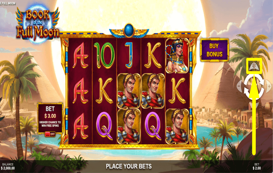 Book of the Full Moon AUTOMATISCHE SPINS ERLAUBEN.