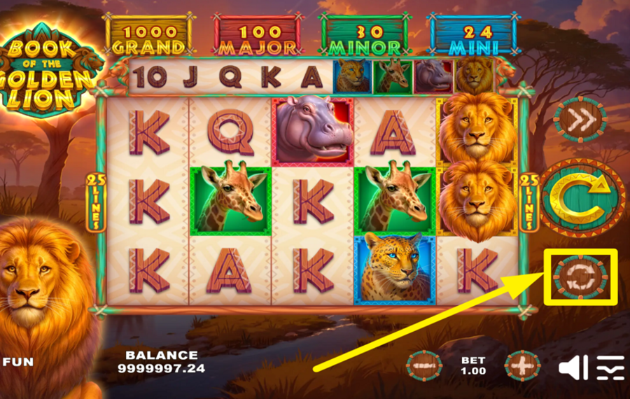 Book of the Golden Lion TRIGGER AUTOMATIC PLAY.