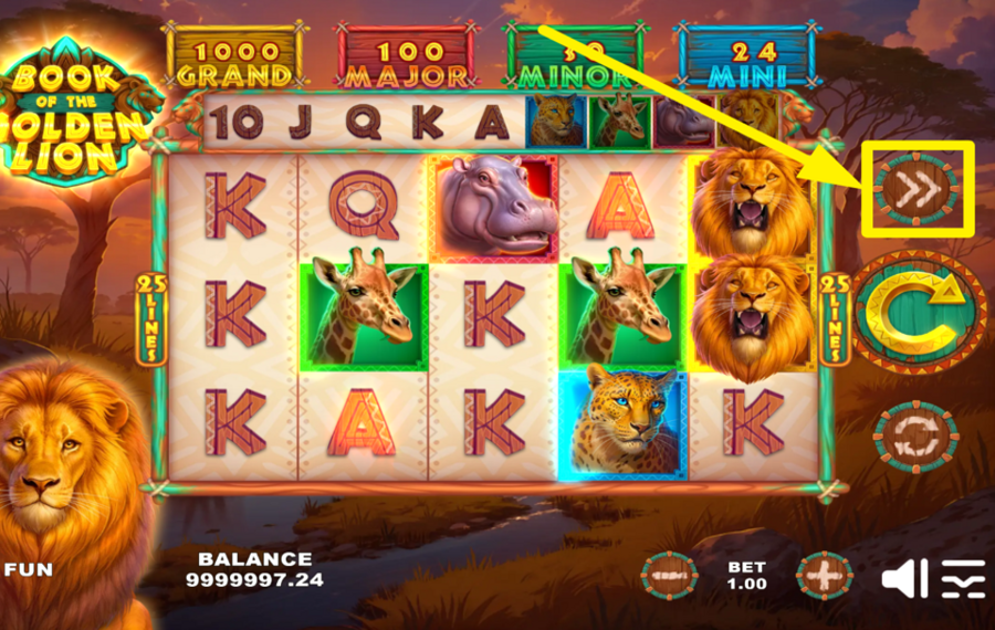 Book of the Golden Lion RAMP UP THE SPEED.