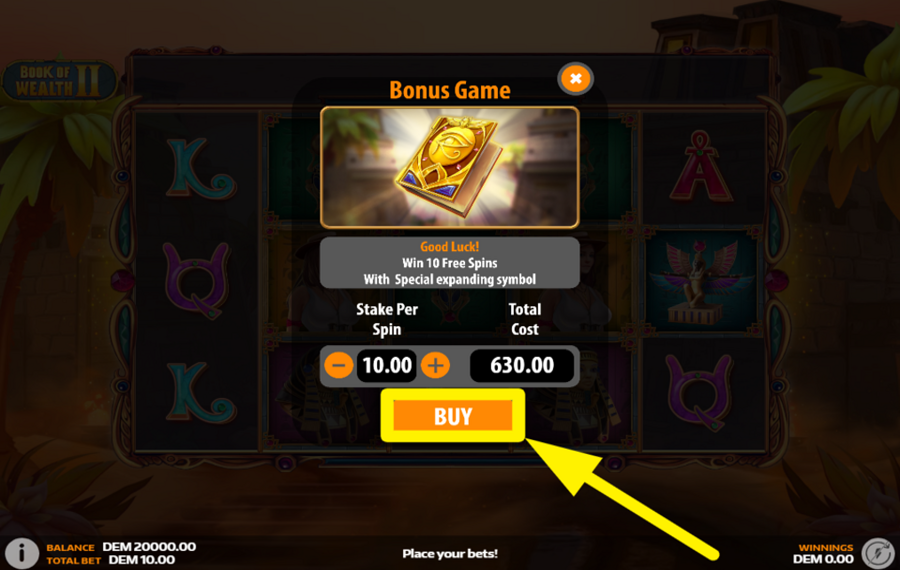 Book of Wealth 2 BONUS-SPINS FREISCHALTEN.