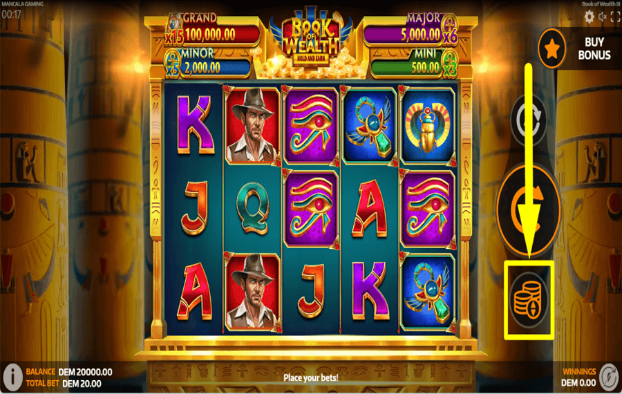 Book of Wealth 3 УСТАНОВИТЕ СВОЮ СТАВКУ.