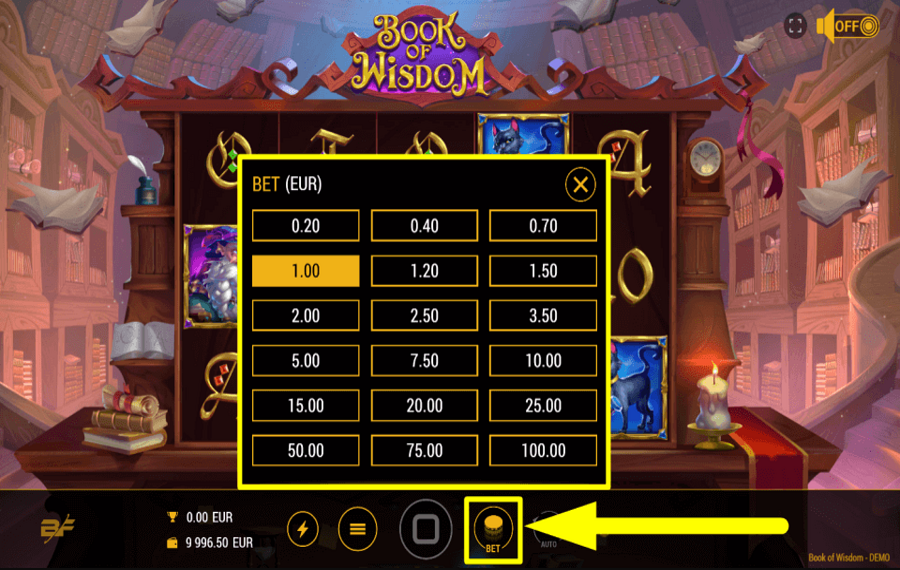 Book of Wisdom СДЕЛАЙТЕ СТАВКУ.