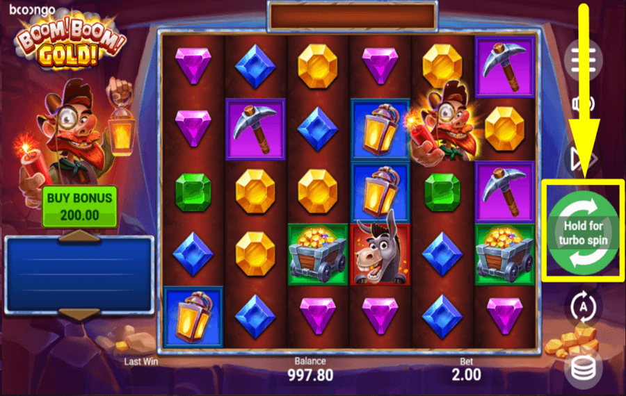 Boom Boom Gold FAITES TOURNER POUR GAGNER.