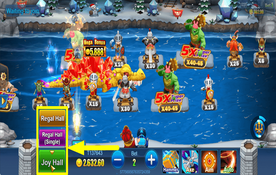 Boom Legend CHOISISSEZ UNE SALLE.
