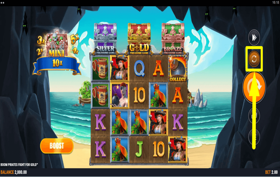 Boom Pirates Fight For Gold AUTOMATISCH DREHEN.