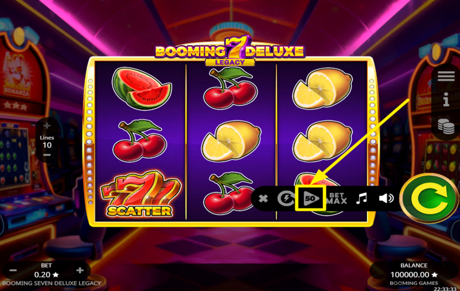 Booming 7 Deluxe Legacy DÉCLENCHEZ LA LECTURE AUTOMATIQUE.