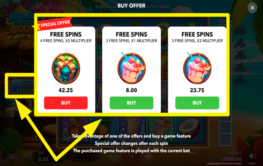 Booming Fruity Boom GRAB AN OFFER!