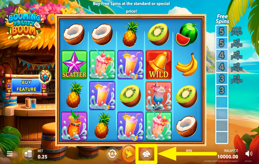 Booming Fruity Boom ELEVATE THE TEMPO.