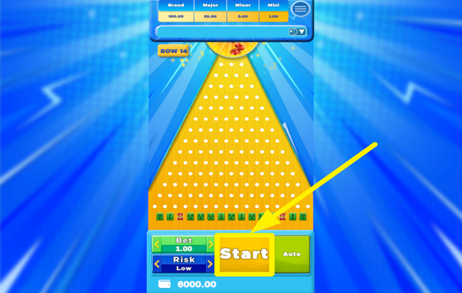 Bounce Party Plinko Lass den Ball fallen.