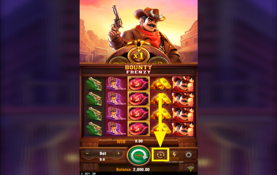 Bounty Frenzy FAITES TOURNER LES ROULEAUX AUTOMATIQUEMENT.