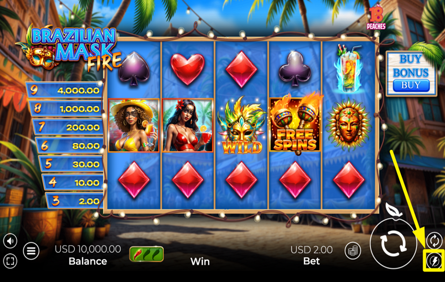 Brazilian Mask Fire ¡ACELERA EL JUEGO!