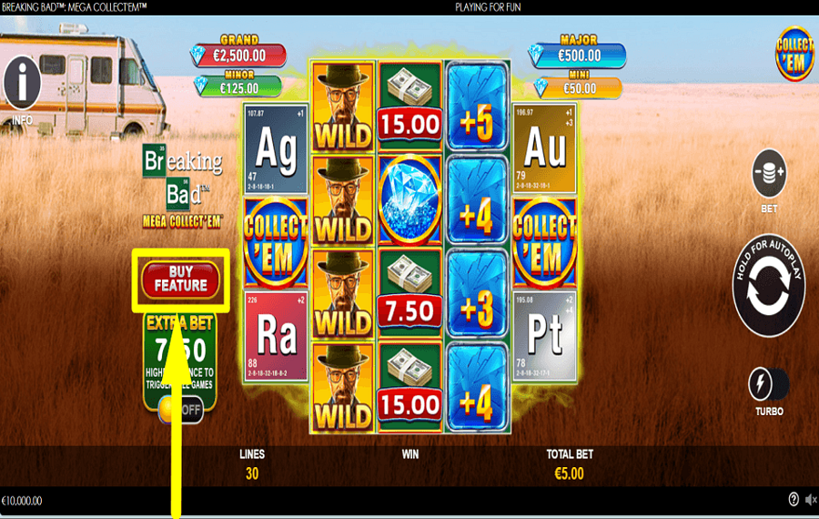 Breaking Bad Mega Collect em ACQUIRE BONUSES.