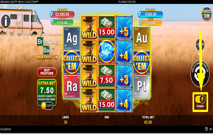 Breaking Bad Mega Collect em ACTIVATE TURBO MODE.