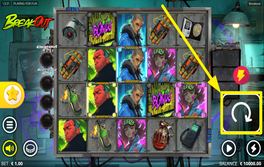 Breakout ¡GIRA LOS CARRETES!