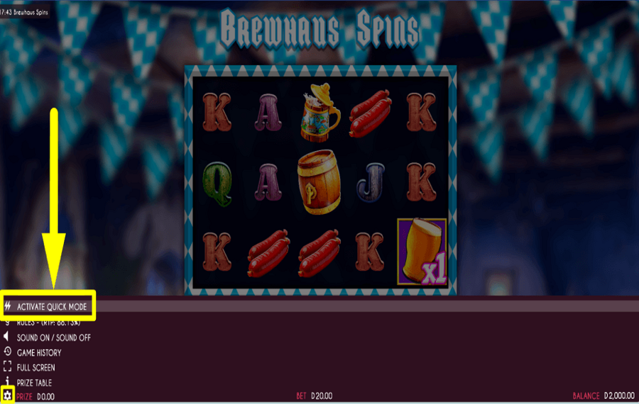 Brewhaus Spins ACTIVAR MODO TURBO.