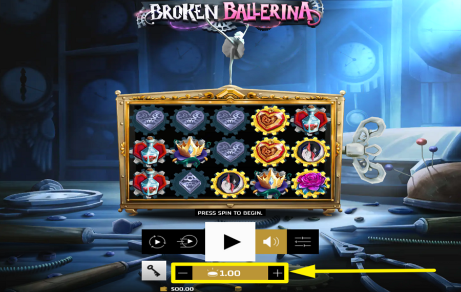 Broken Ballerina ADJUST YOUR WAGER.