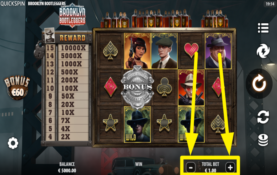 Brooklyn Bootleggers DÉFINISSEZ VOTRE ENJEU.