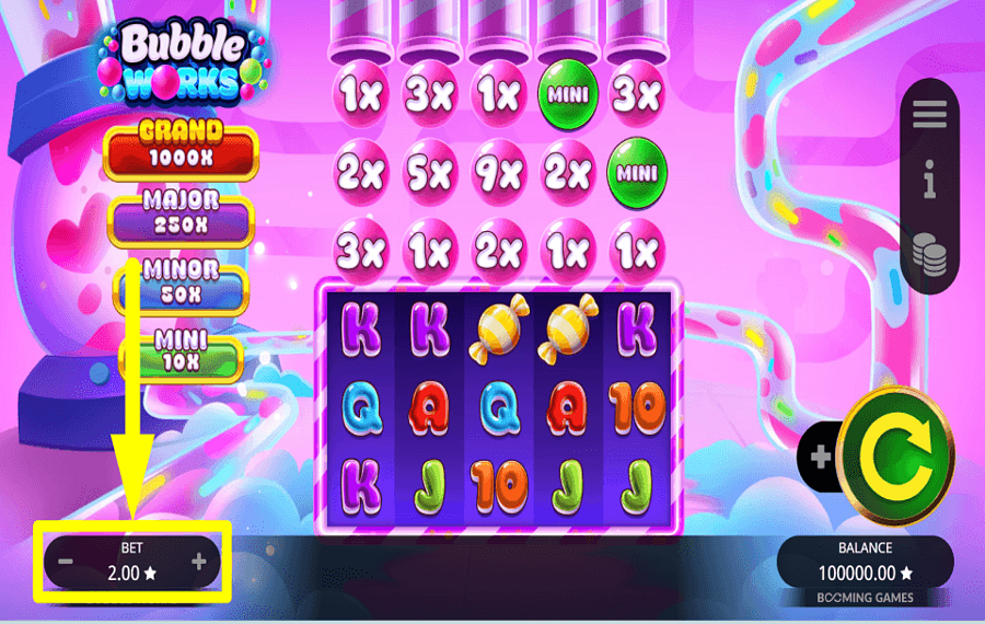 Bubble Works KONTROLLE DEN EINSATZ.