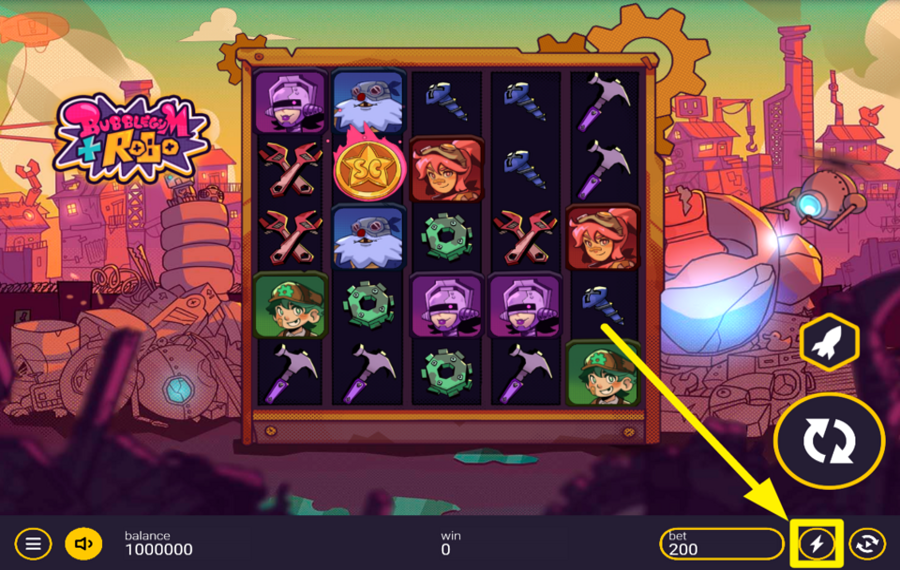 Bubblegum and Robo ACCELERARE GLI SPIN.