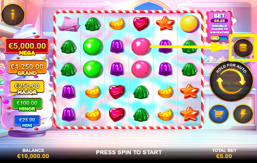 Bubblegum Burst ИЗМЕНИТЕ СВОЮ СТАВКУ.