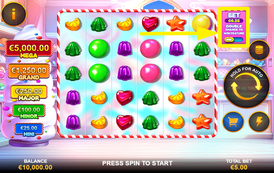 Bubblegum Burst УВЕЛИЧЬТЕ СВОЮ СТАВКУ.