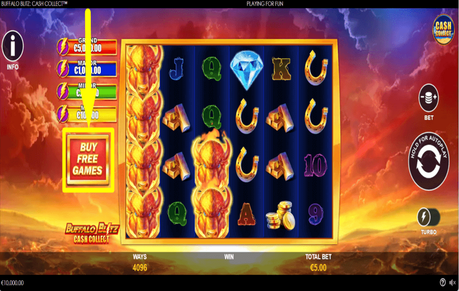 Buffalo Blitz Cash Collect МАГАЗИН ДЛЯ ВРАЩЕНИЙ.