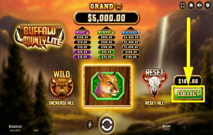 Buffalo Bounty Lite COLLECT YOUR REWARDS.