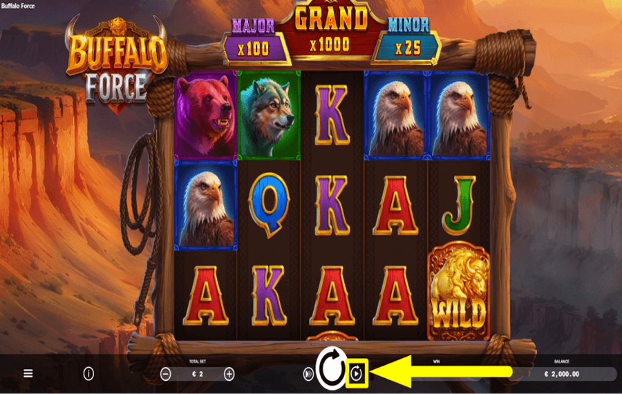 Buffalo Force НАЧАТЬ АВТОВОСПРОИЗВЕДЕНИЕ.