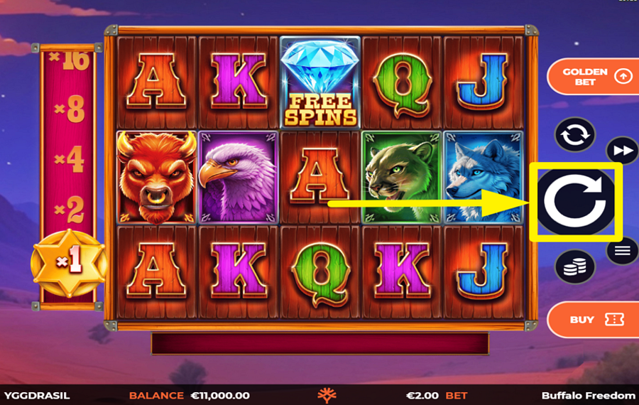 Buffalo Freedom DoubleMax SPIN FOR VICTORY!