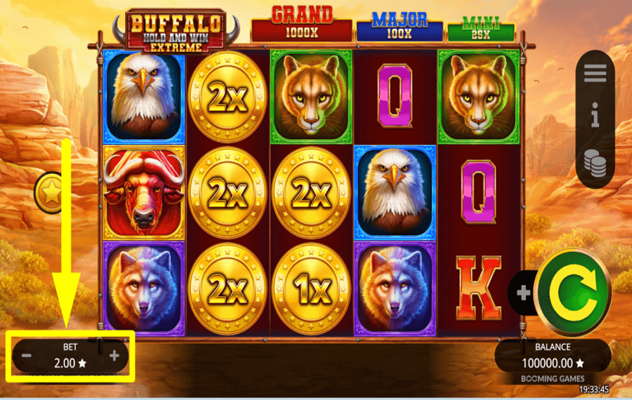 Buffalo Hold and Win Extreme ВЫБЕРИТЕ СВОЮ СТАВКУ.