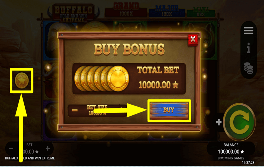 Buffalo Hold and Win Extreme ПОЛУЧИТЕ БОНУС.