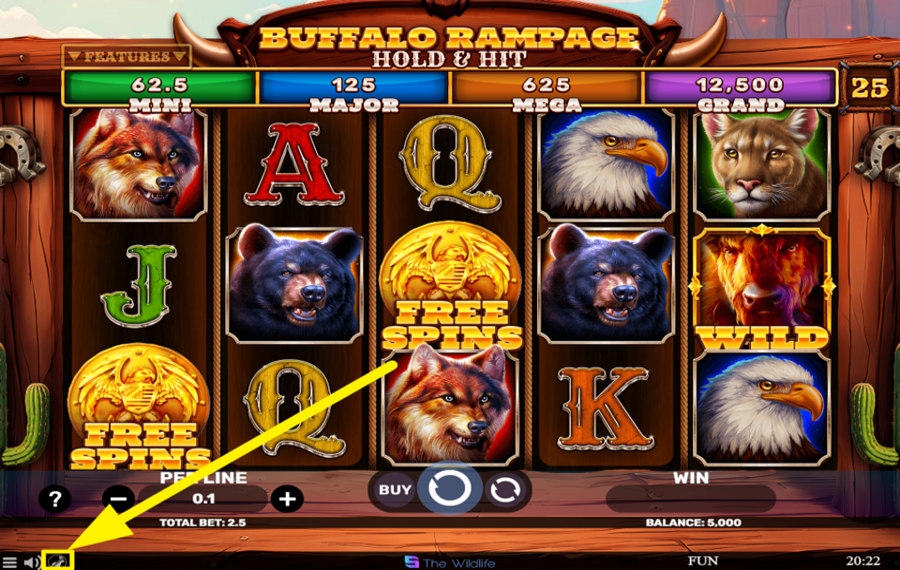 Buffalo Rampage Hold and Hit LIBÉREZ LA CHARGE TURBO !