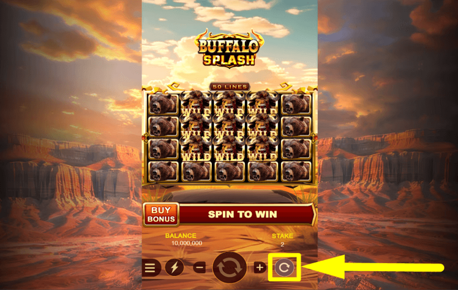 Buffalo Splash TOURNER AUTOMATIQUEMENT.